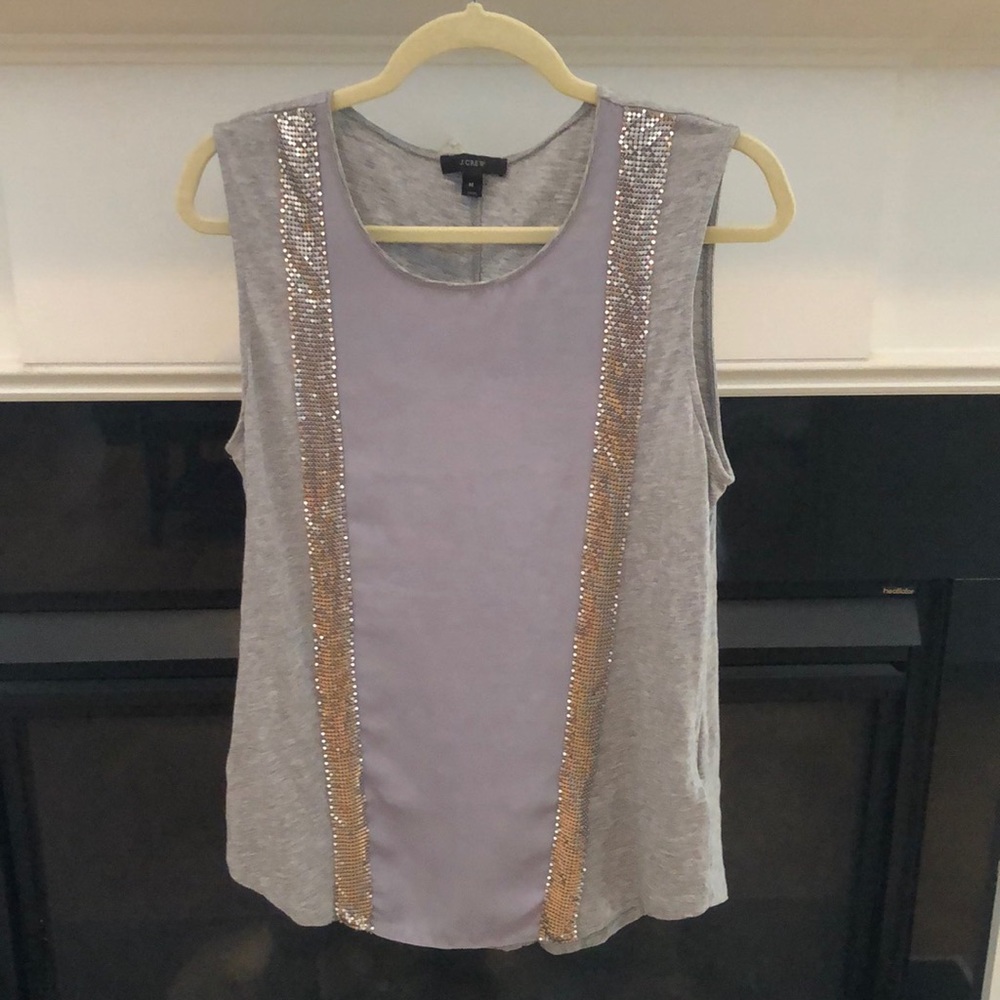 J.Crew Embellished tank top